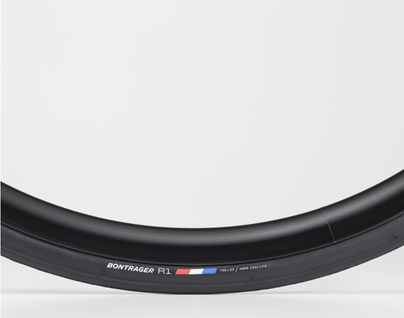 Bontrager R1 Hard Case Lite 700c Road Tyre in Black-2
